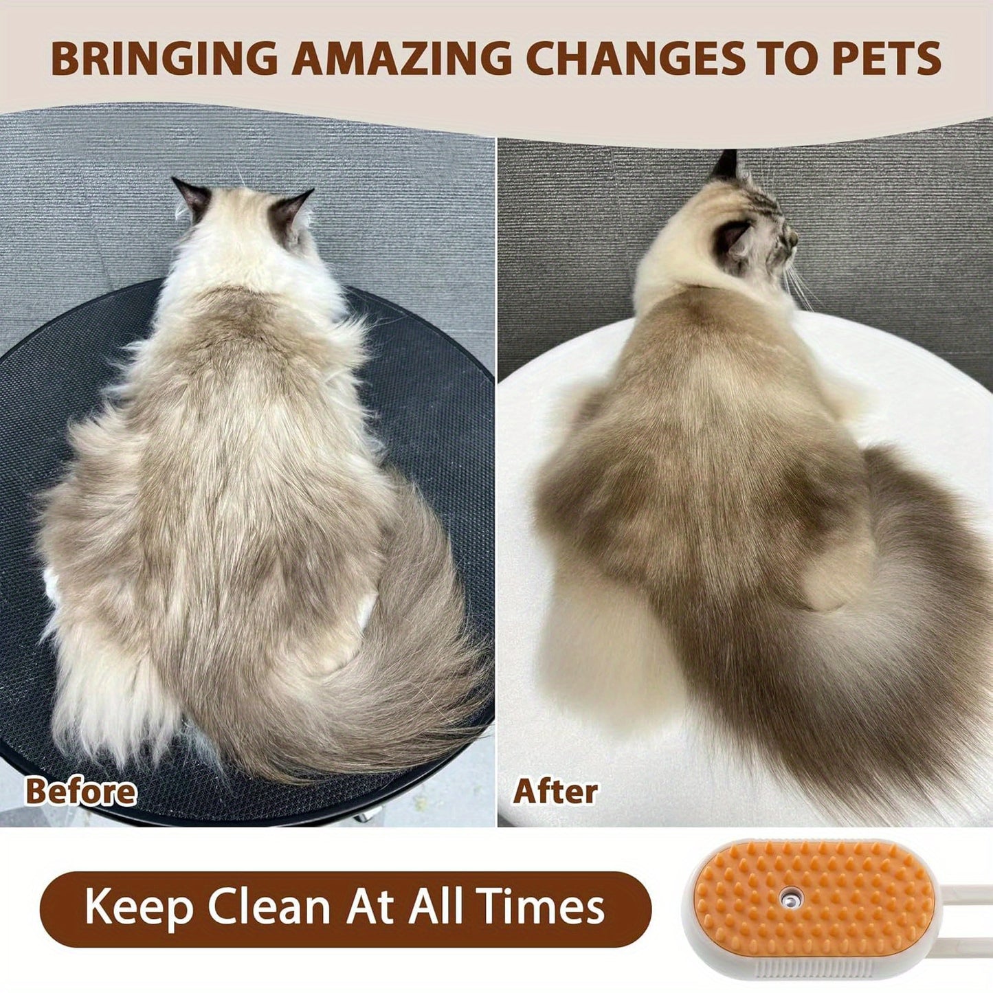 Petopia™ Cat Steam Brush