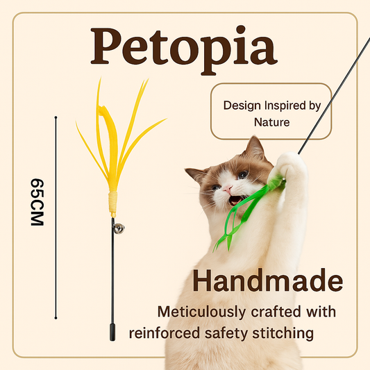 Petopia™ Cat Teasing Stick Toy