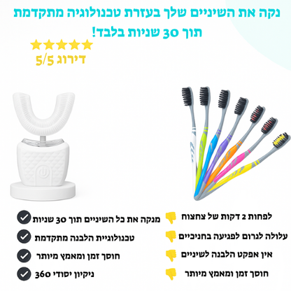 מברשת שיניים חכמה אוטומטית
