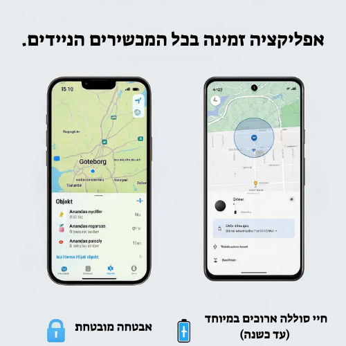 מכשיר מעקב קומפקטי וחכם